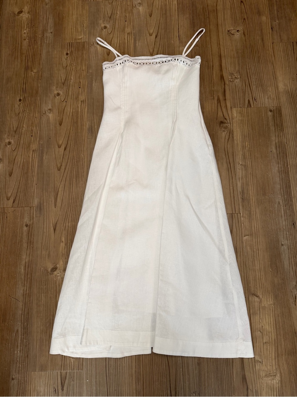 Reformation Pomona linen midi dress